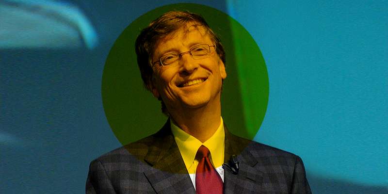 Bill Gates is the most admired person in the world, along with Angelina Jolie