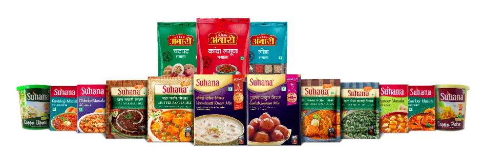 Suhana Spices' product range