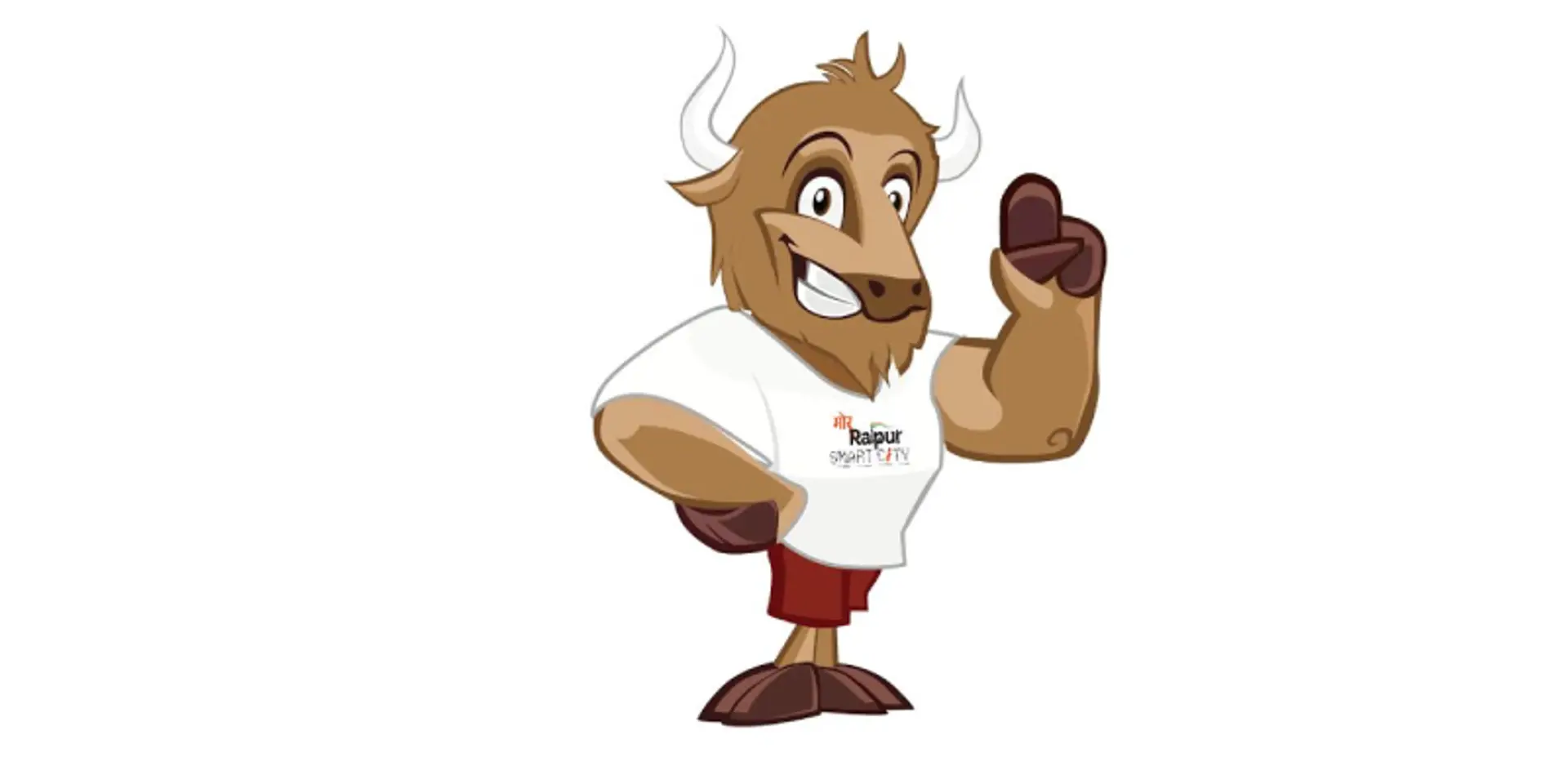 Meet Raiku the friendly bison, who gets Raipur citizens to clean up their act, be more responsible
