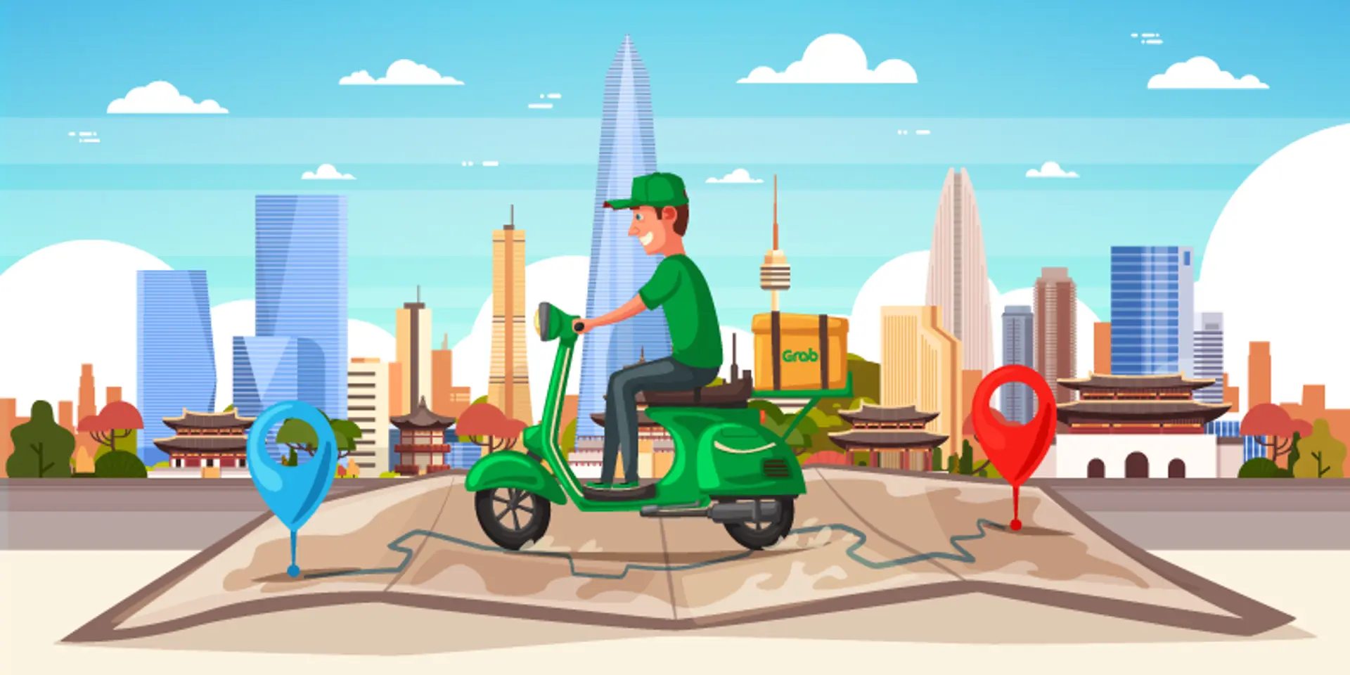 Grab launches its food delivery service, GrabFood, in Singapore