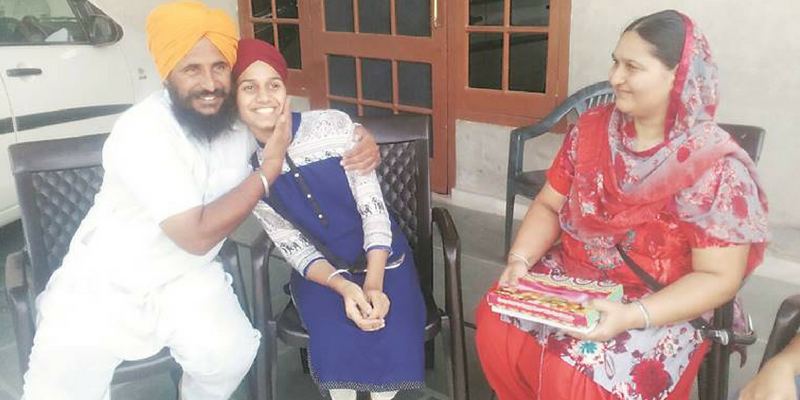 Farmer's daughter scores 99.4 percent in CBSE class 10 to be Punjab topper