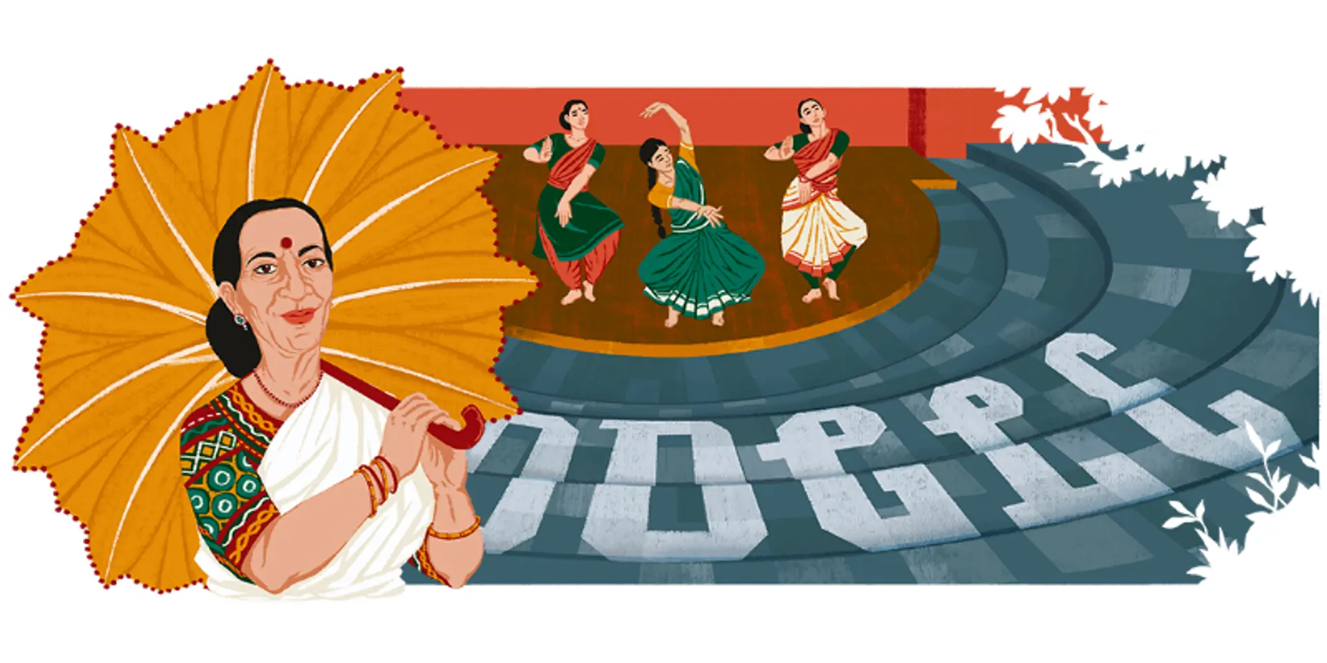 The icon in today's Doodle, Mrinalini Sarabhai has won the Padma Bhushan, Padma Shri and trained 18,000 students in dance
