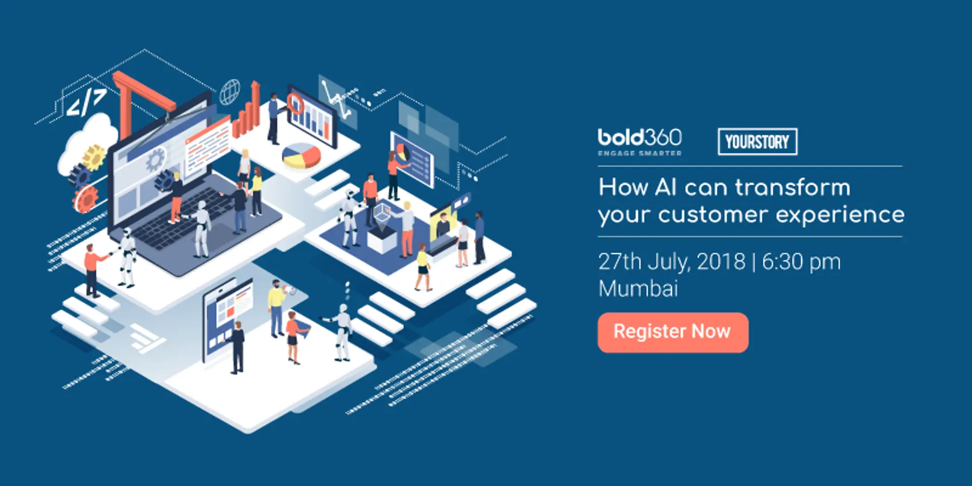 Bots and agents can work together to create happy customers. Discover how at the YourStory-LogMeIn meetup
