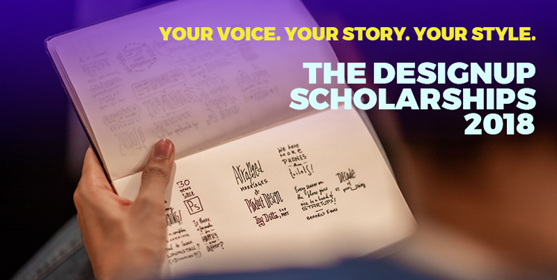 Announcing the DesignUp 2018 Scholarships for storytellers