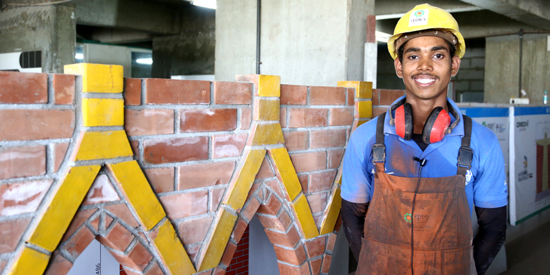 A school dropout, this construction worker represented India at the World Skill Competition