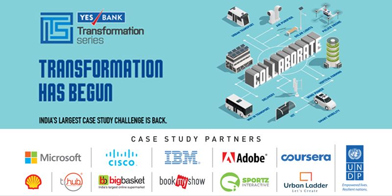 For 7th edition of TRANSFORMATION Series, YES BANK & 12 case study partners invite B-school & tech students to solve India’s urban problems