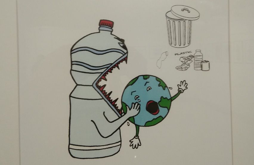Beat plastic pollution poster/world environment day poster drawing/environment  day drawing/slogan - YouTube