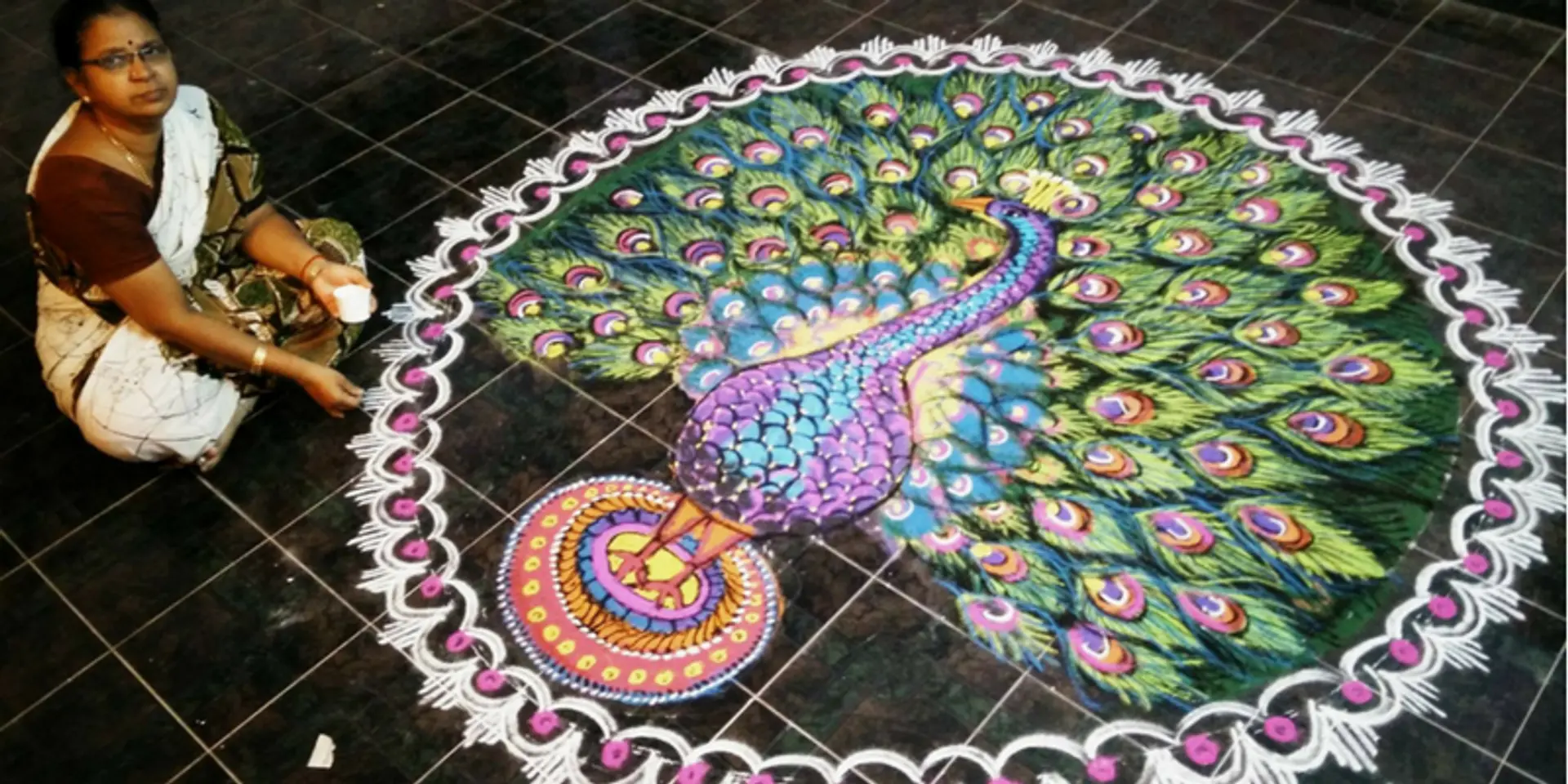 How two girls turned their homemaker mum into a kolam star on social media