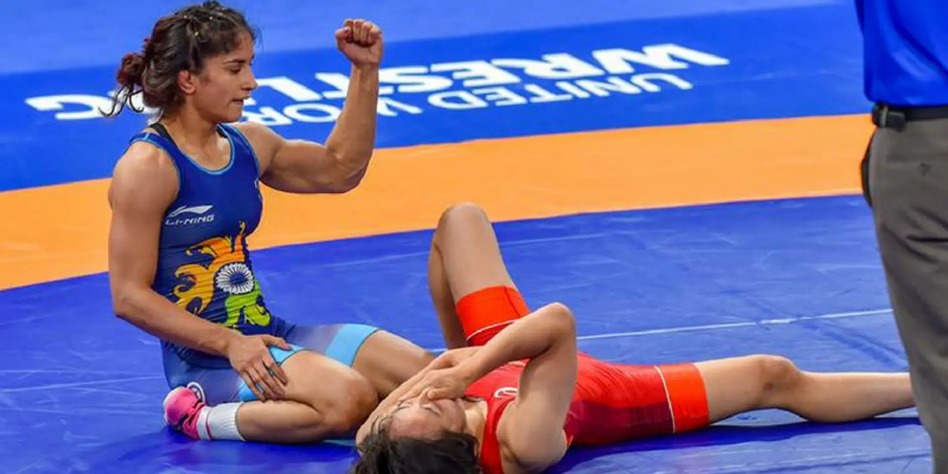 Vinesh Phogat becomes first Indian female wrestler to win gold at the Asian Games