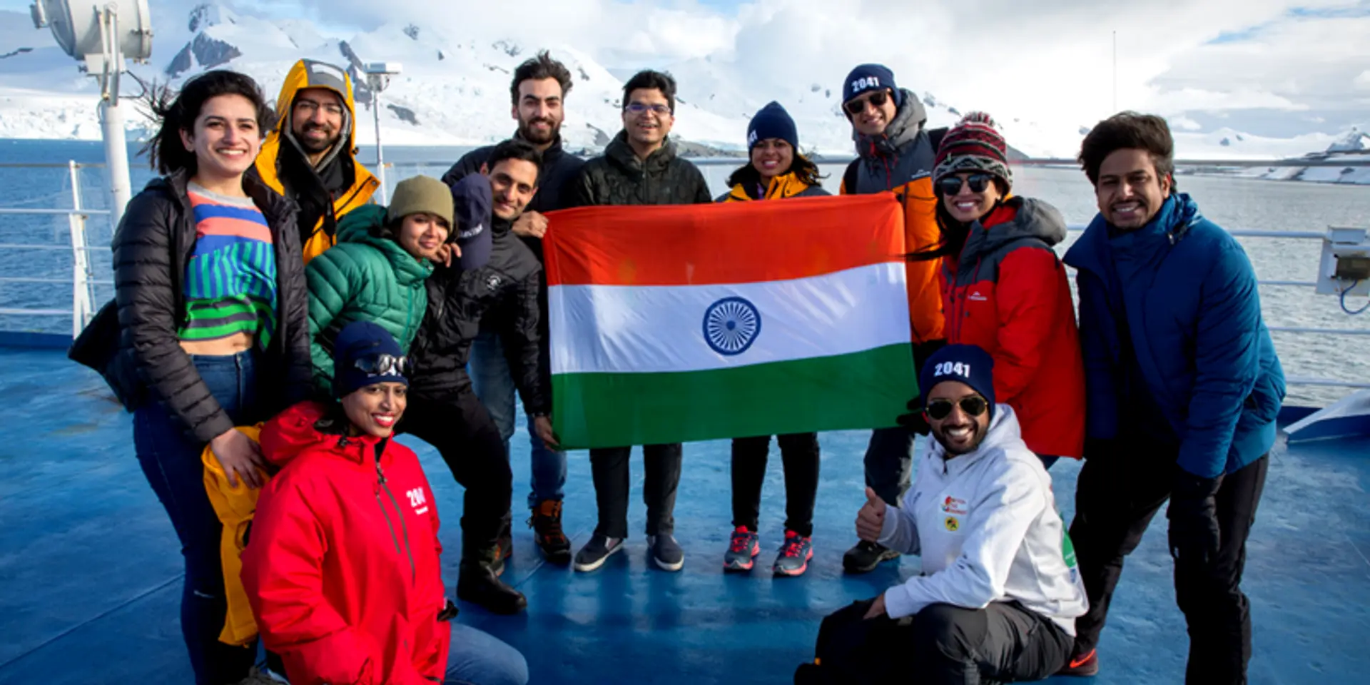 From Antarctica's vast stretches of melting ice, three 26-year-olds learn crucial lessons on climate change