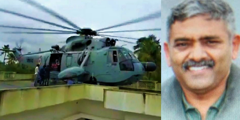 Kerala floods - Indian Navy Captain Rajkumar defies all odds, rescues 26 people