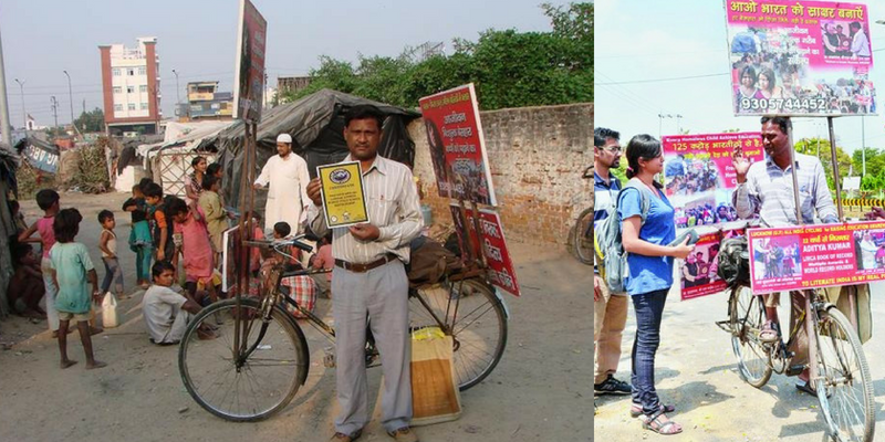 With his mobile classroom, this Lucknow man has been promoting education for the past 23 years