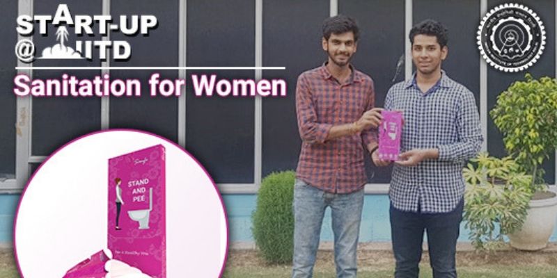 This student duo from IIT invent a safe, cheap way for women to use public restrooms
