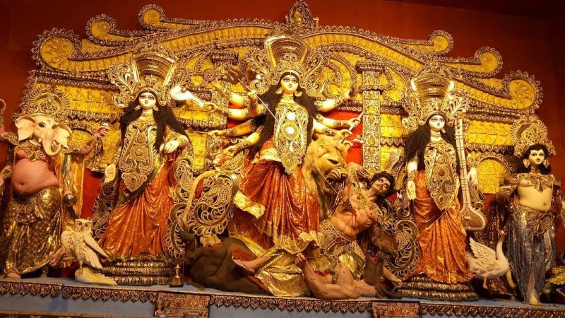 India celebrates colours of Navratri, grandeur of Durga Puja, and triumph of good over evil