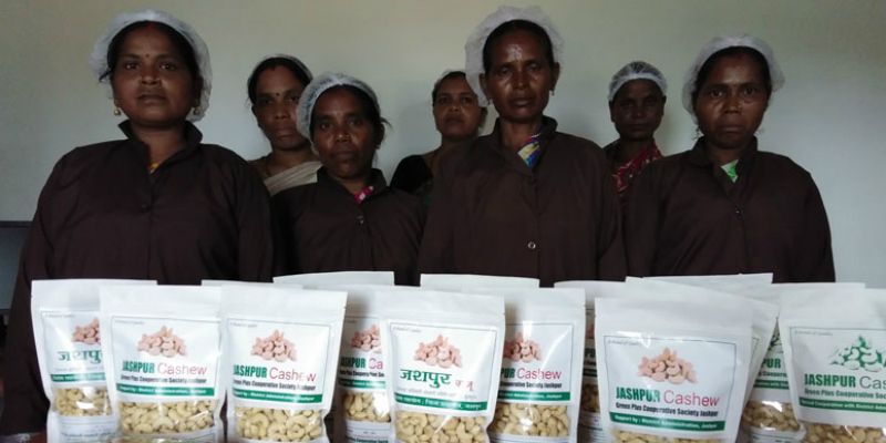 Jashpur district administration is boosting the economy with a cashew brand of its own