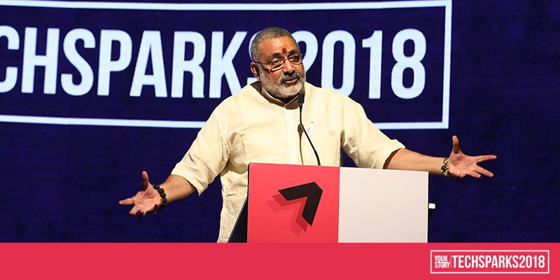 'Tap indigenous tech for social cause': Union Minister Giriraj Singh urges startups at TechSparks 2018