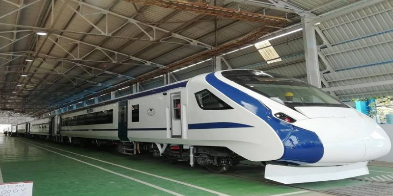 Train 18, India's first engine-less train, hits the tracks on October 29 - Vimarsana News