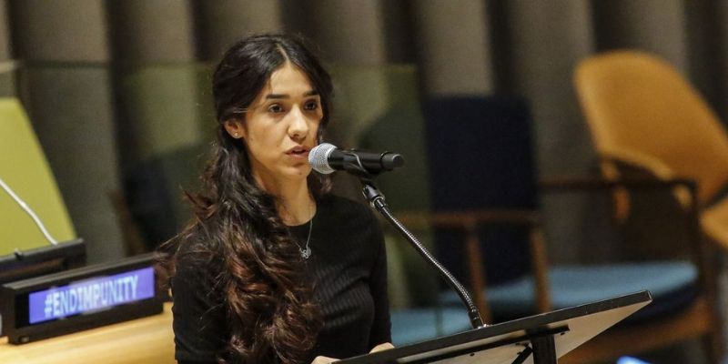From an ISIS sex slave to the co-recipient of Nobel Peace Prize, meet Nadia Murad