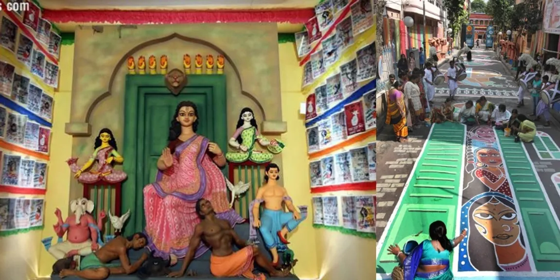 1152px x 576px - In Kolkata, a special Durga puja pandal pays tribute to Sonagachi's sex  workers
