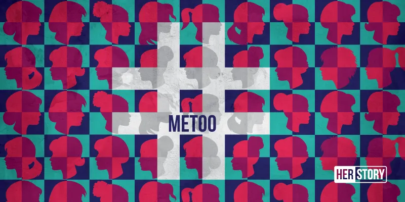 MeToo movement hashtag visual by YourStory Media