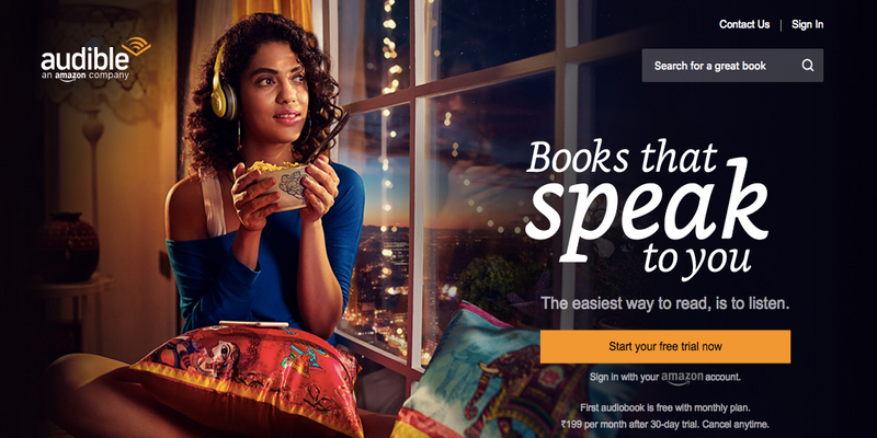 Amazon launches audiobook service Audible in India. Here's how it works