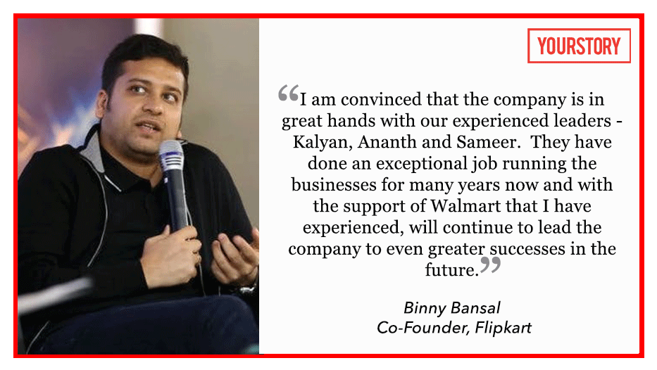 Here's Binny Bansal's Last Letter To Flipkart Employees On His Resignation