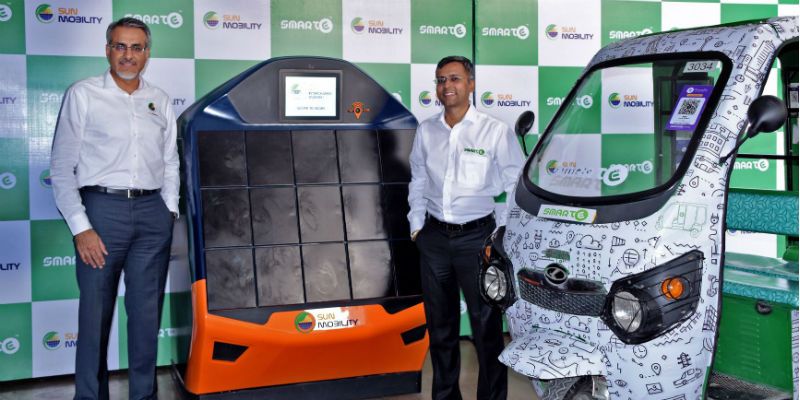 SUN Mobility joins hands with SmartE to set up battery swap stations for e-vehicles