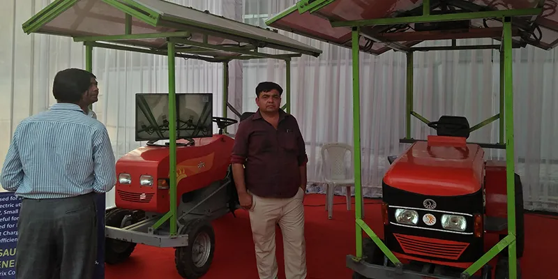 Solar tractor, Hasmukh Patil