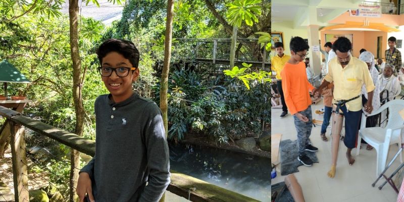 Fourteen-year-old Mumbai boy helps 300 amputees to stand on their feet
