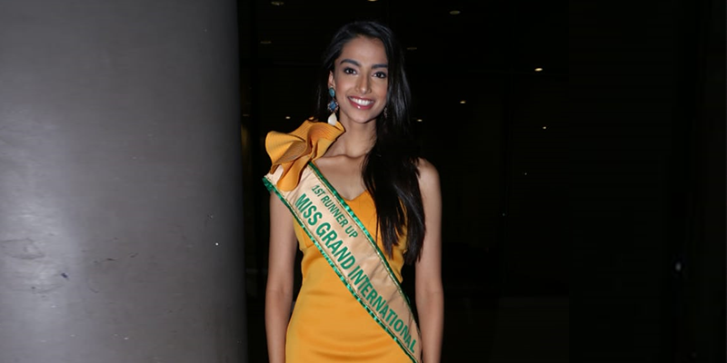 Meenakshi Chaudhary, 1st runner-up at Miss Grand International 2018 says, 'everything is possible if you believe in it”