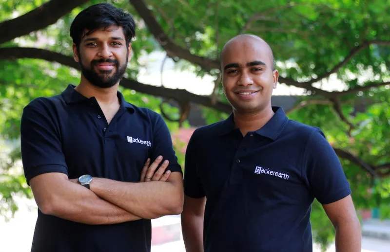 Sachin Gupta (CEO) and Vivek Prakash (CTO), HackerEarth
