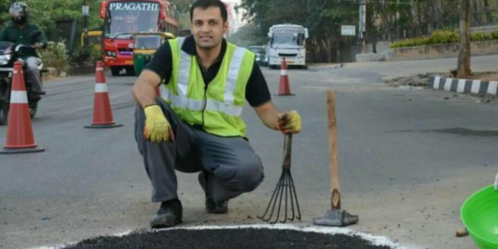 Stop blaming, fix potholes yourself. With 4,500 potholes fixed, PotholeRaja shows how