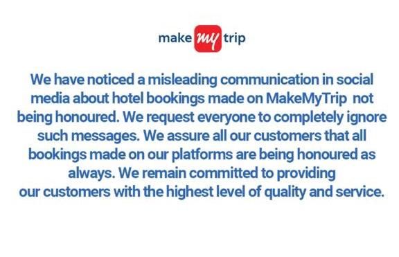 Hotels association puts MakeMyTrip, Goibibo on notice; OTAs look to resolve concerns amicably