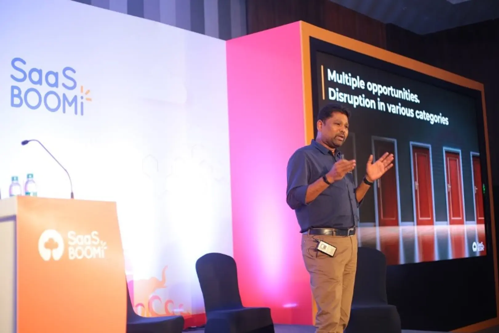 At SaaSBOOMi, Zoho’s Sridhar Vembu and Freshworks’ Girish Mathrubootham pay it forward