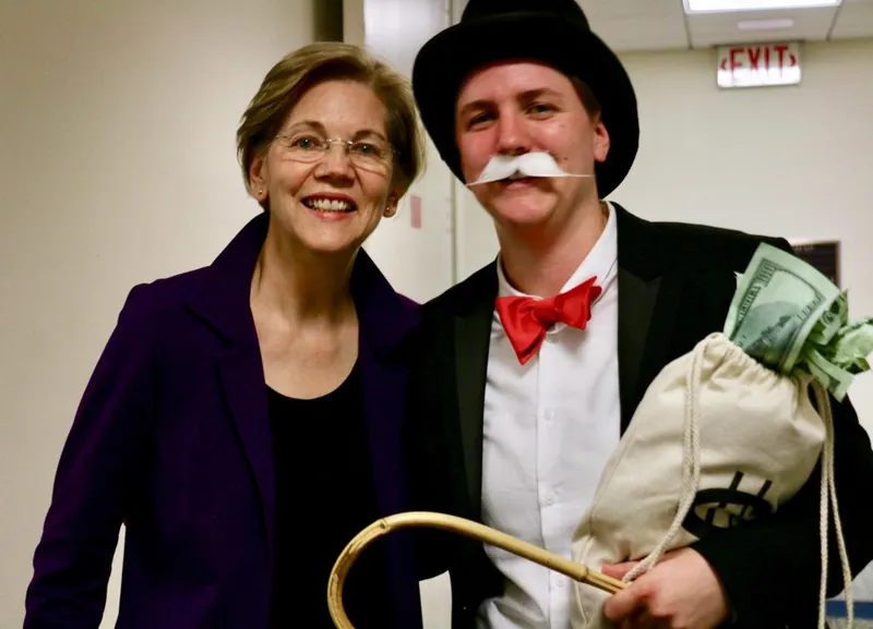 Monopoly Man with Elizabeth Warren