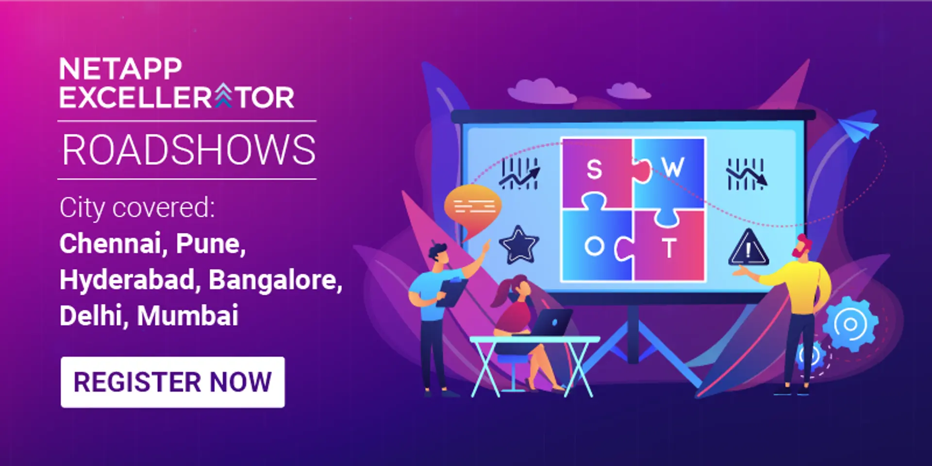 How can you make it to an award-winning accelerator for B2B startups? Get answers at YourStory-NetApp meetups in six cities