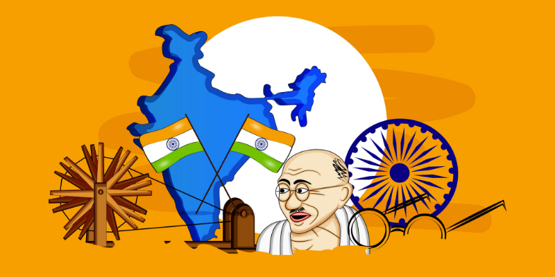 From the history books to Facebook, Gandhi’s principles have been reduced to just three emojis
