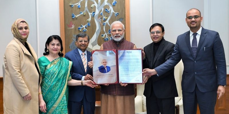 Prime Minister Modi receives first-ever Philip Kotler Presidential Award for “outstanding leadership”
