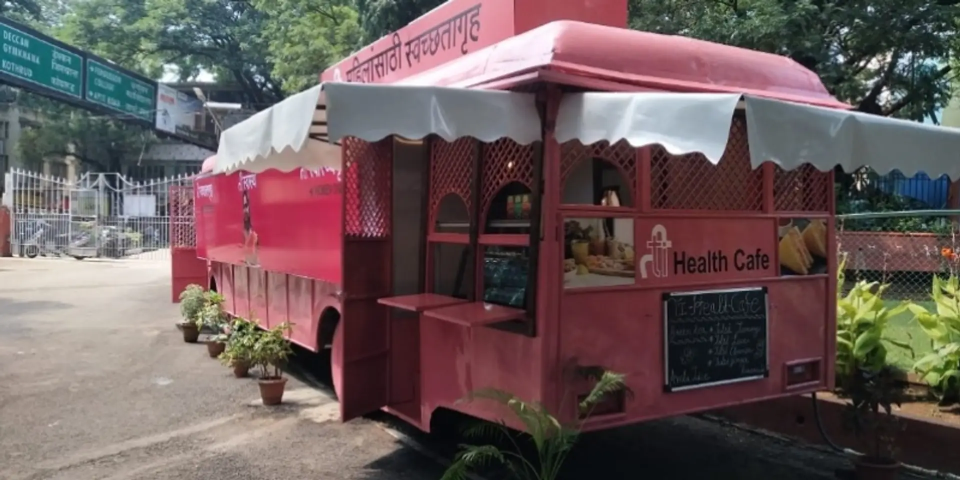 Pune duo drive change, transform discarded buses into clean toilets for women