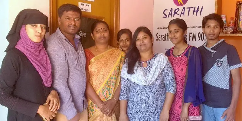 Team at community radio Sarathi Jhalak