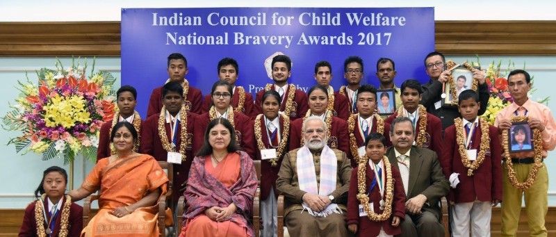 ICCW confers bravery awards on 21 children amid tussle with government