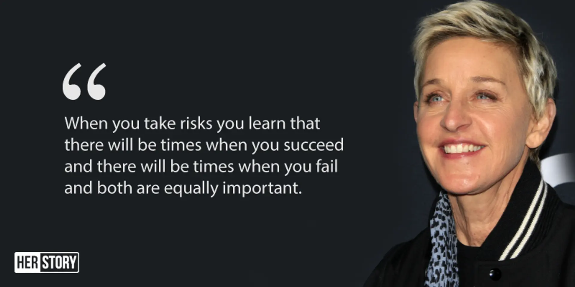 Ellen DeGeneres tells you how to love yourself and embrace your uniqueness