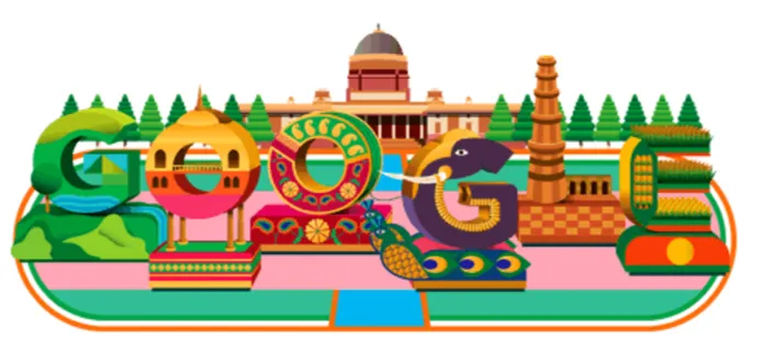 Google Doodle Republic Day
