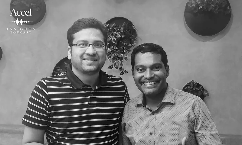 (L) Flipkart Co-founder Binny Bansal with Anand Daniel of Accel Partners
