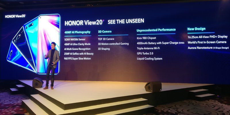 Huawei looks to take on the biggies with premium smartphone Honor View20
