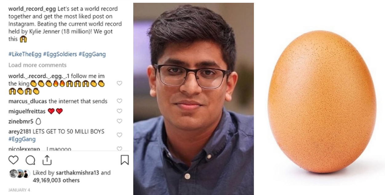 Meet the brains behind the viral egg photo: 19-year-old Indian-origin marketing strategist Ishan Goel