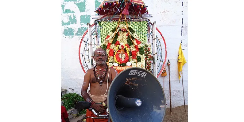 Figure 3 At the annual festival in Samayapuram  