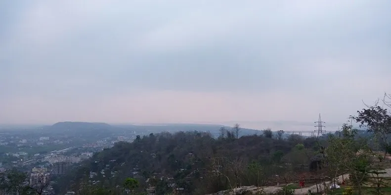 view of Brahmaputra from Kamakhya Hills
