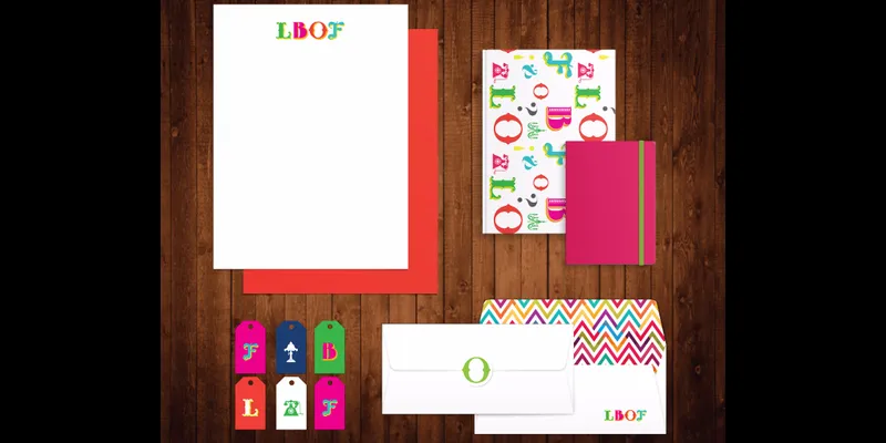 Branding and stationery for A Little Bit of Fabulous (LBOF)