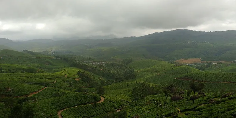 Figure 5 Clouds Racing over the Mountains at Munnar